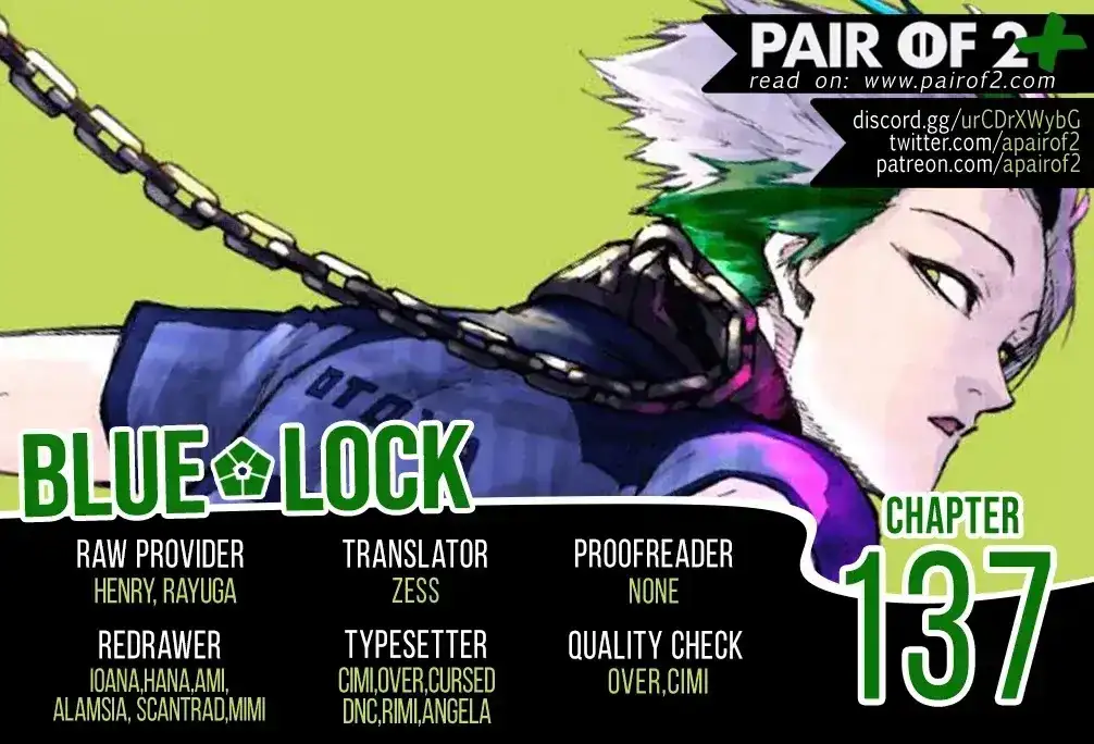Blue Lock Chapter 137 Page 1 - Chapter 137